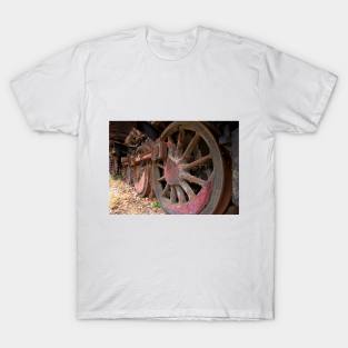 Abandoned steam loco in Greece T-Shirt
